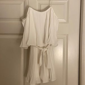 White Romper. Never worn.